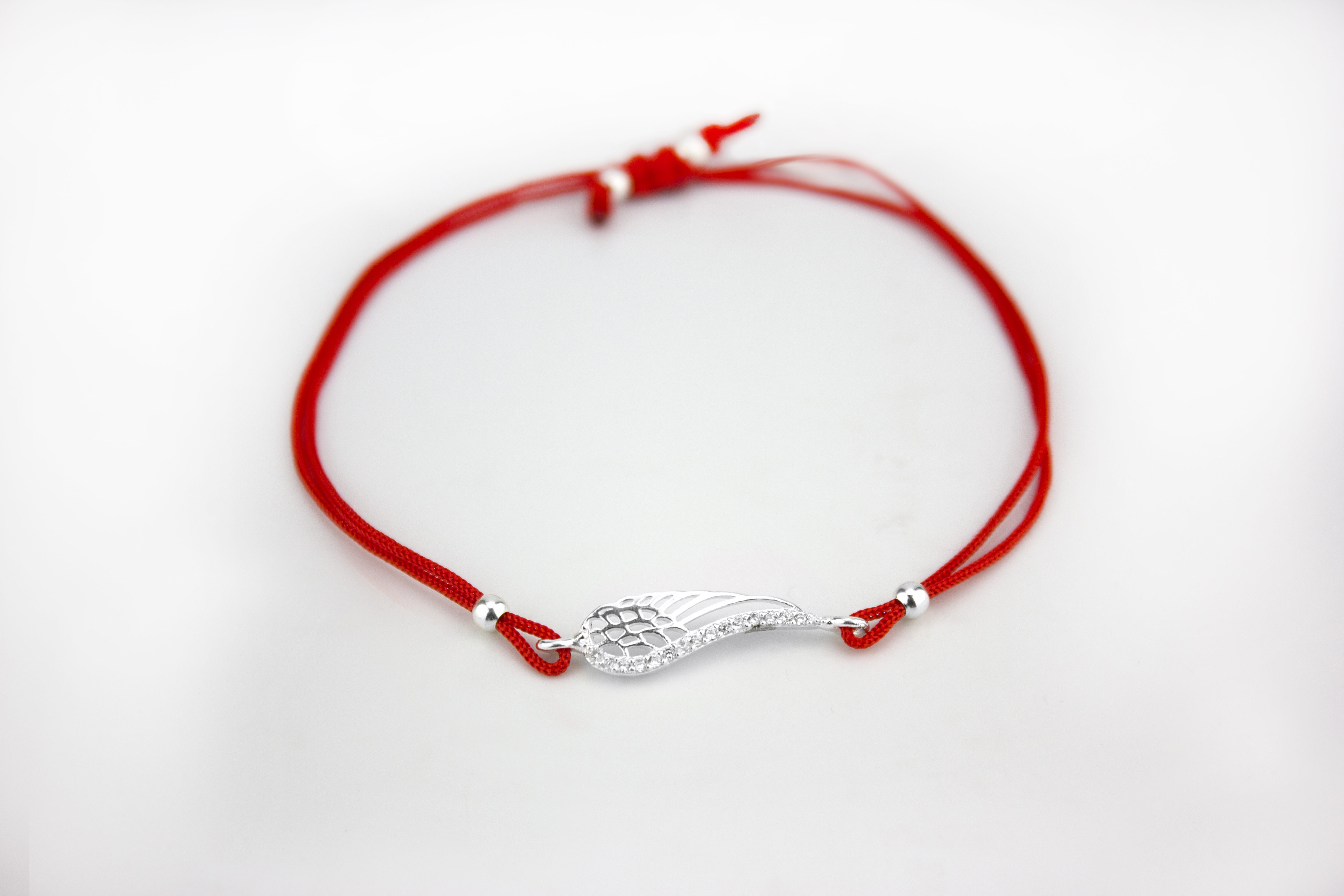 

Браслет шёлковая нить Крестик шамбала п, б/р размер