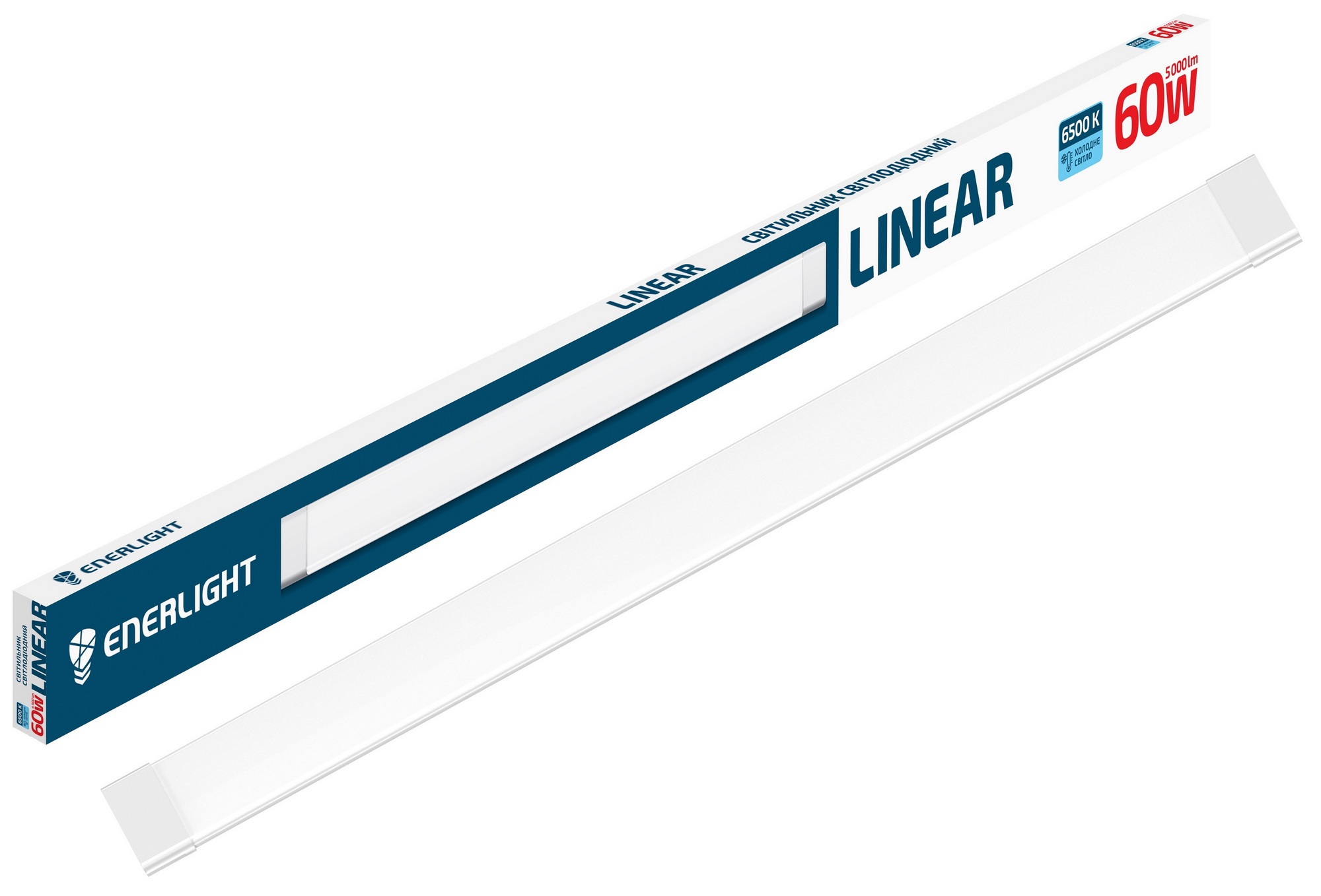 

Светильник линейный ENERLIGHT LINEAR 60Вт 6500К (LINEAR60SMD80С)
