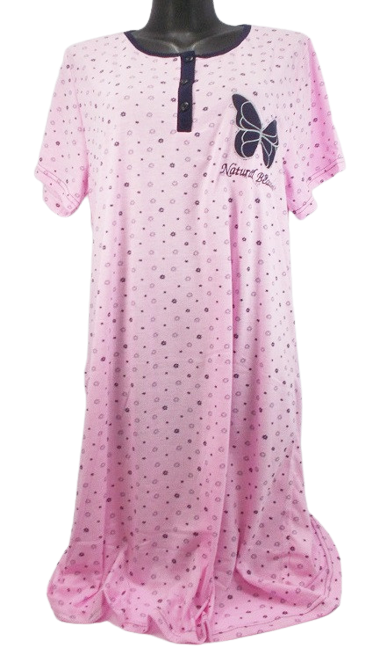 

Ночная рубашка хлопок Sevgi 3071  розовая, Ночная рубашка хлопок Sevgi 3071 4XL розовая