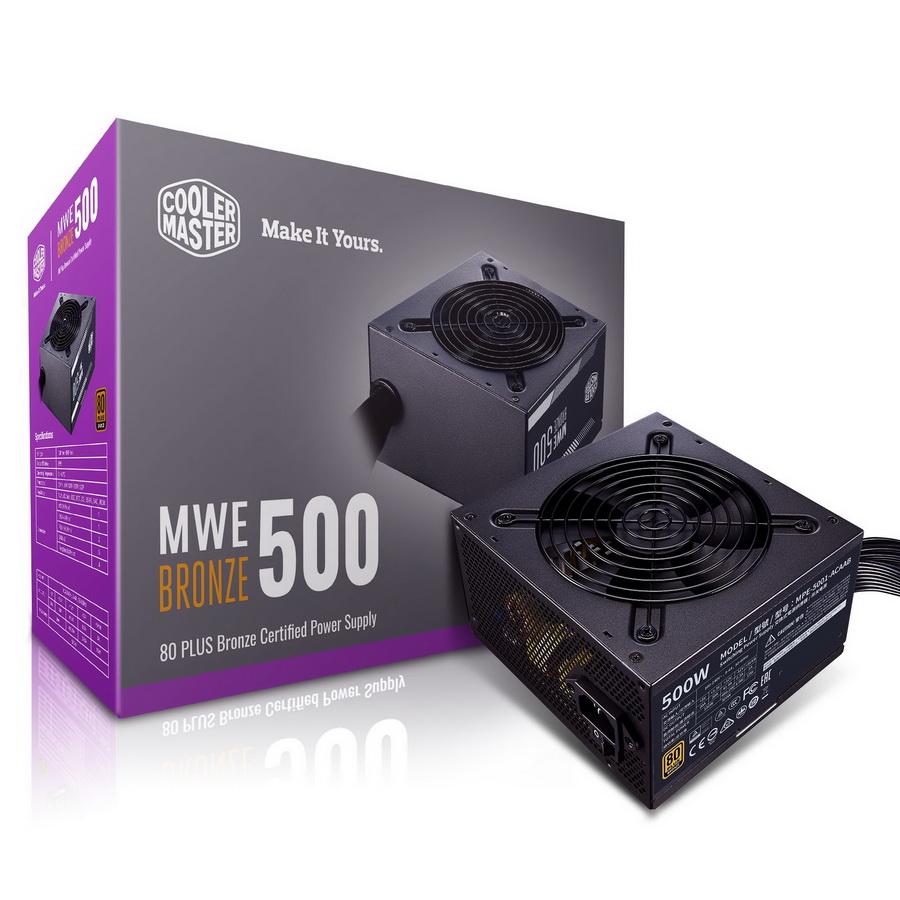 

Блок питания CoolerMaster MWE 500 Bronze V2 500W (MPE-5001-ACAAB-EU)