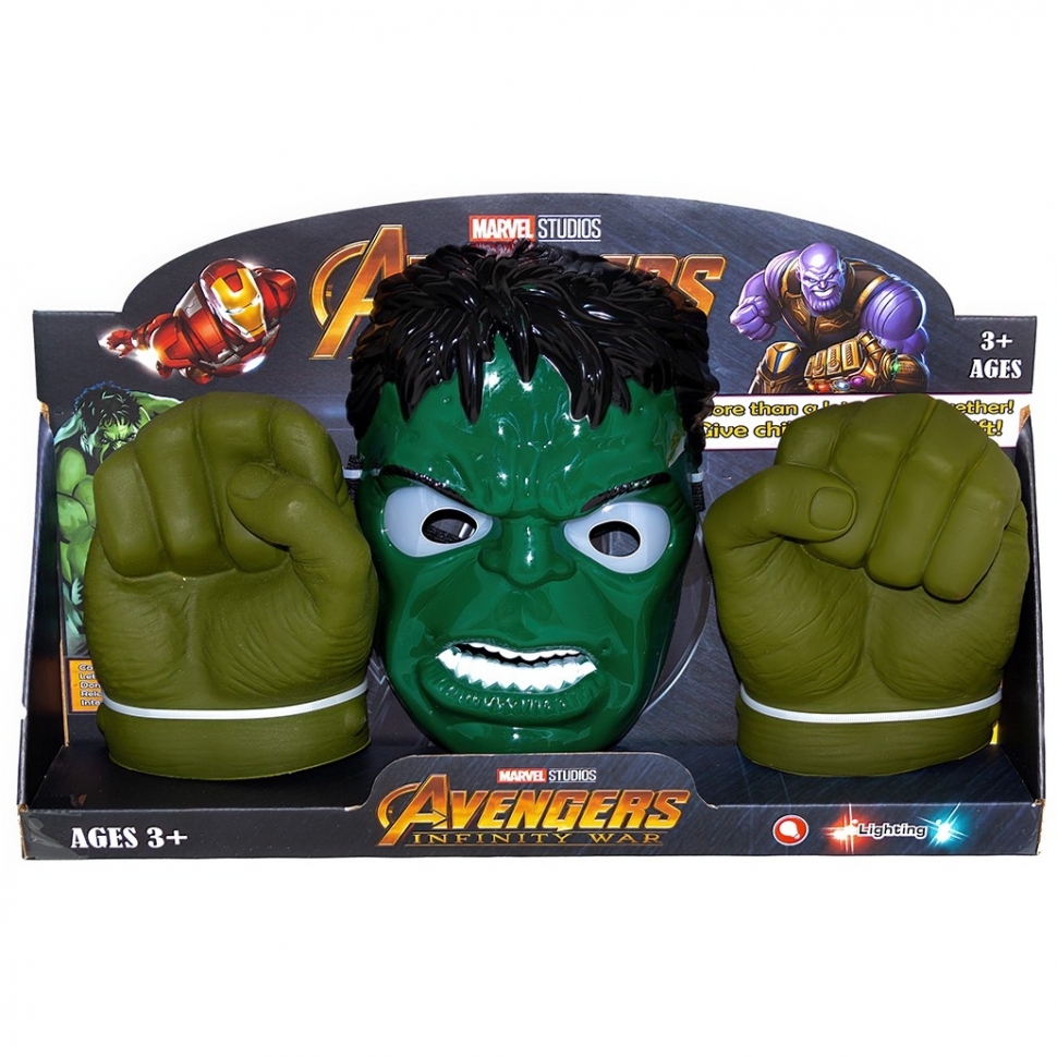 

Игровой набор "Avengers" (Мстители) - Маска и перчатки Халка B0447QH