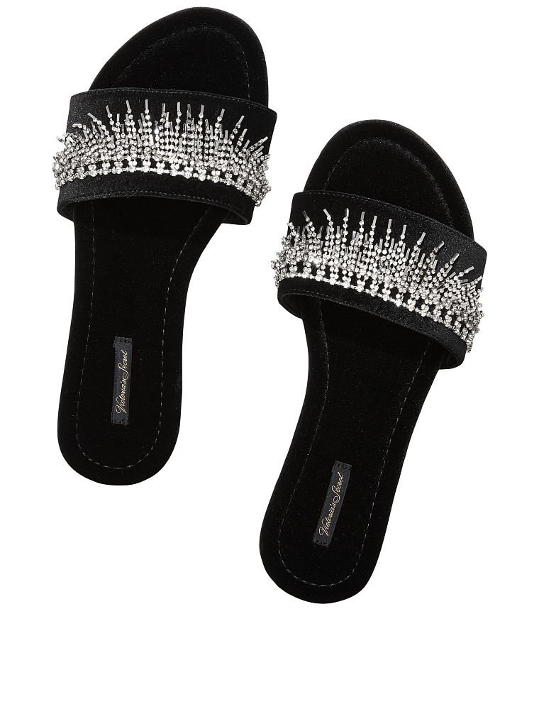 

Женские тапочки Victoria's Secret домашние комнатные 1159760266 (Черный, 38-39)