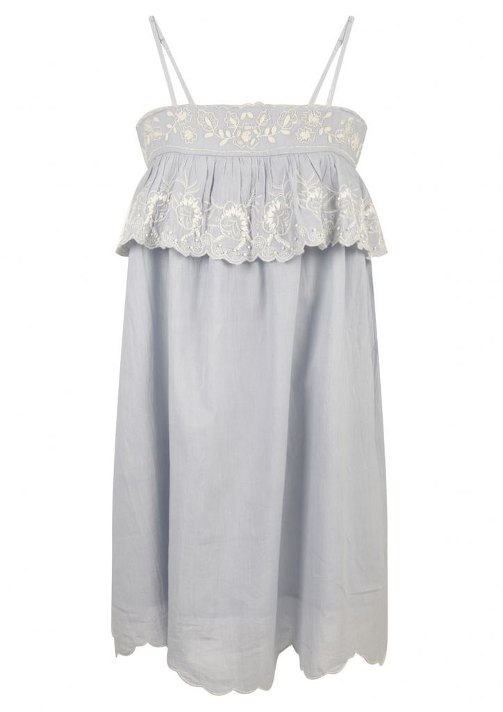 

Сарафан Naf Naf 38 Серо-голубой HENR110