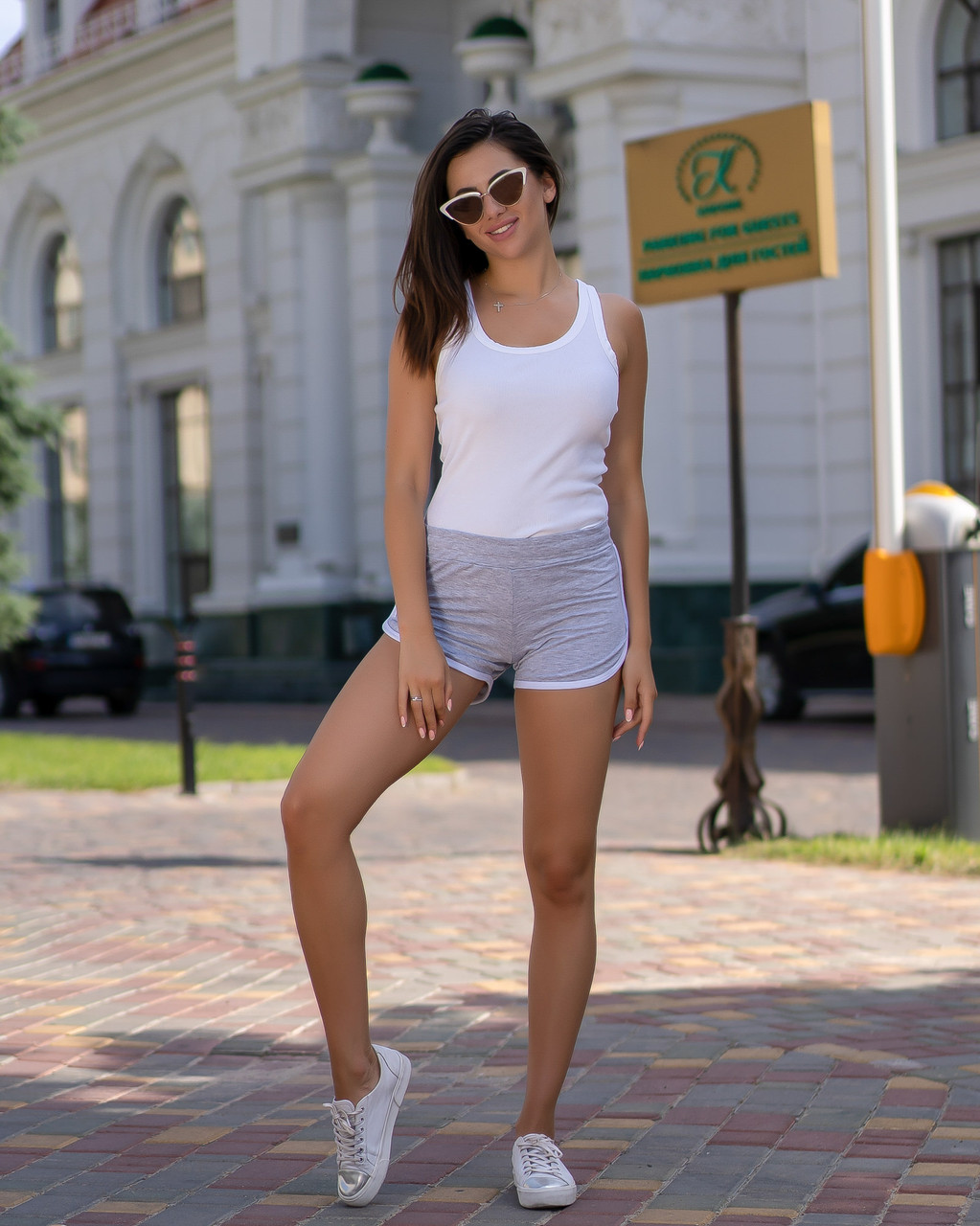

Женские шорты Fashion Girl "Joy" 44 серый