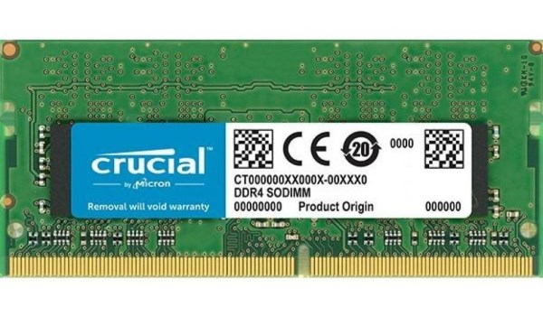 

Пам'ять SoDDR4 4GB Crucial 2666MHz PC4-21300 (CT4G4SFS8266)