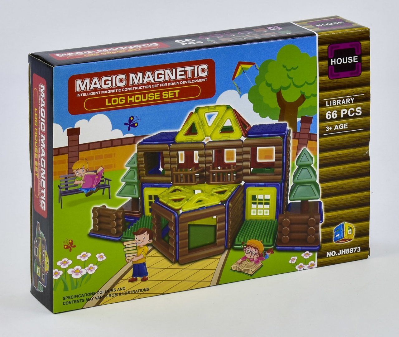 

Магнитный конструктор Библиотека Magic Magnetic JH8873 66 деталей