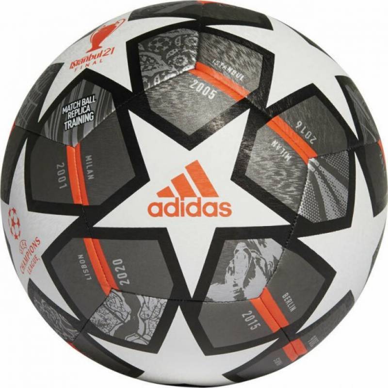 

М'яч футбольний Adidas Finale 21 UCL Training GK3476 size 5 Сірий 5 (90666)