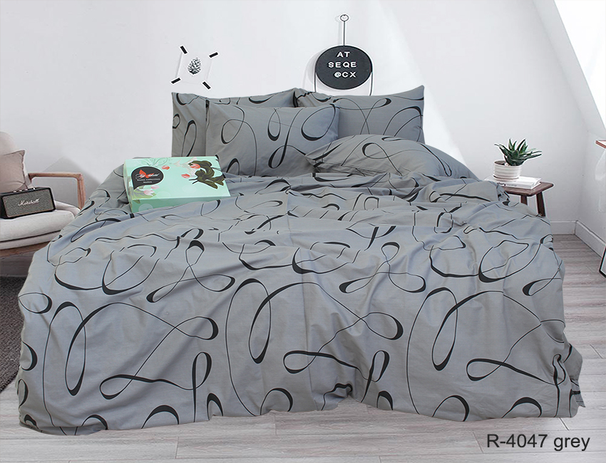 

Комплект постельного белья ТМ TAG - 2-спальный R4047grey
