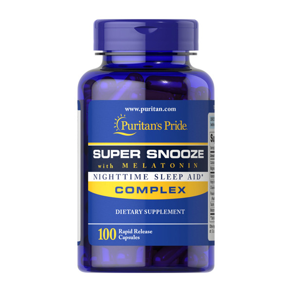 

Витамины Puritan's Pride Super Snooze with Melatonin 100 капсул