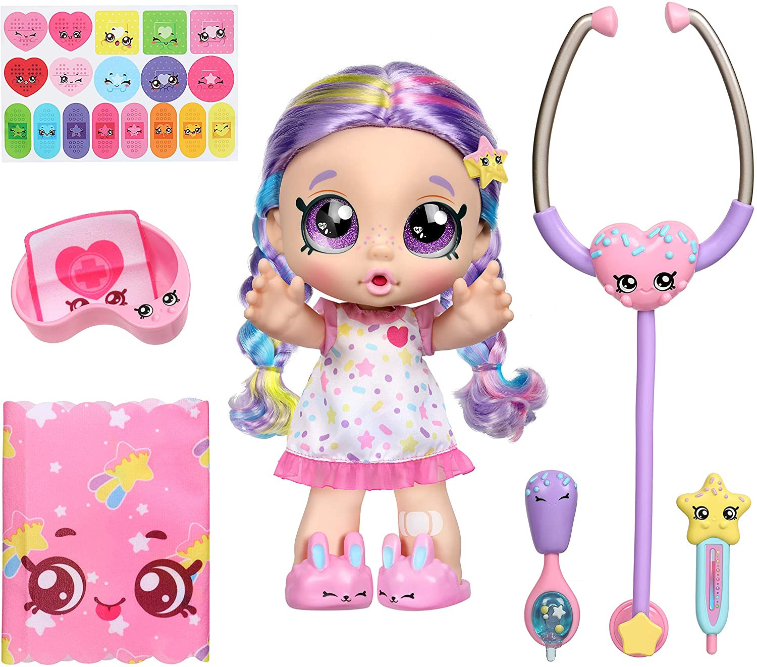 

Интерактивная кукла Кинди Кидс Рейнбоу Кейт Kindi Kids Shiver 'N' Shake Rainbow Kate Doll