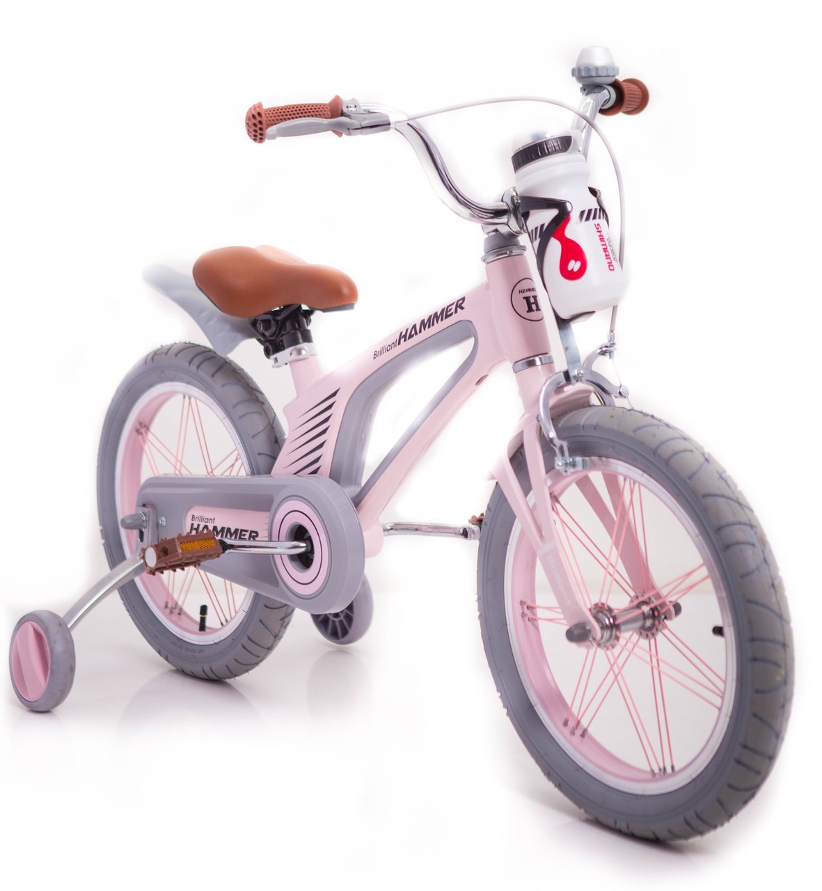 

Детский магниевый велосипед Hammer Brilliant Spoke HMR-880 Candy Розовый 16 дюймов