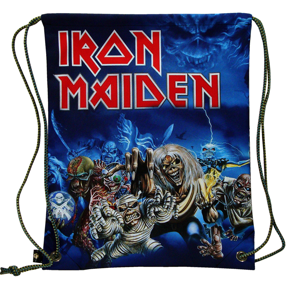 

Рюкзак-мешок AMG Iron maiden souls двухсторонний ART 5038