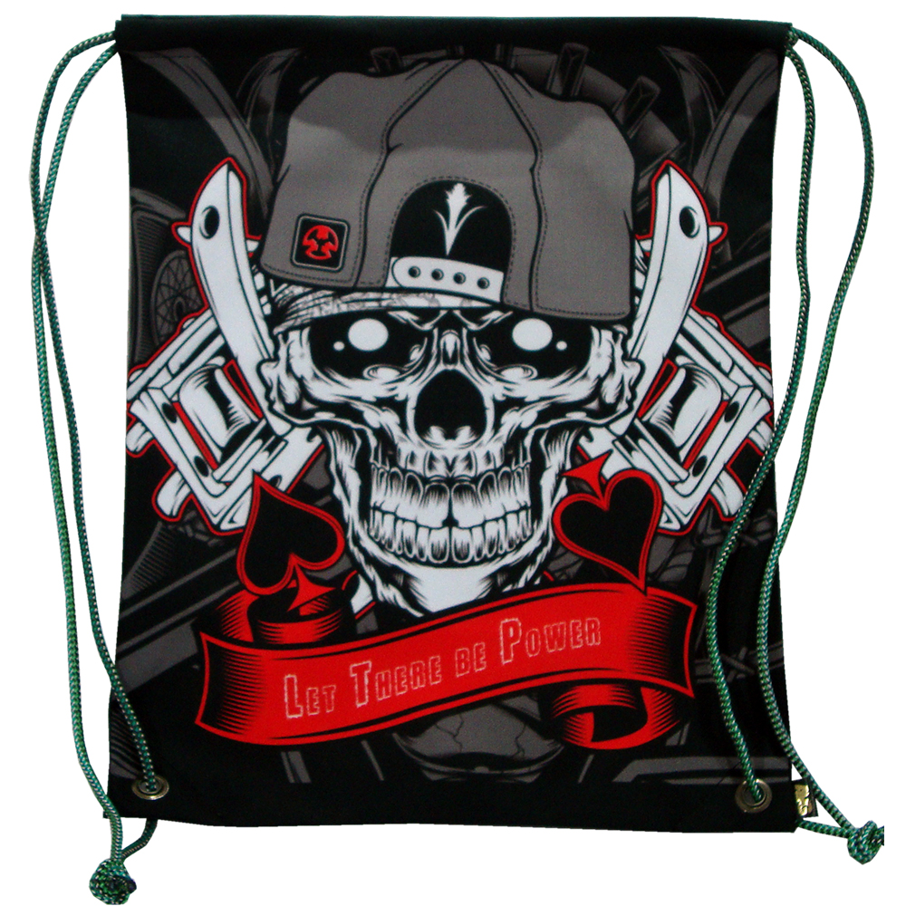 

Рюкзак-мешок AMG Scull AMG двухсторонний ART 5013