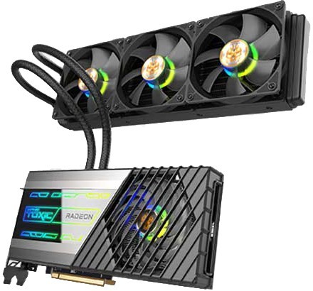 

Sapphire PCI-Ex Radeon RX 6900 XT TOXIC Limited Edition 16GB GDDR6 (256bit) (2135/16000) (HDMI, 3 x DisplayPort) (11308-06-20G)