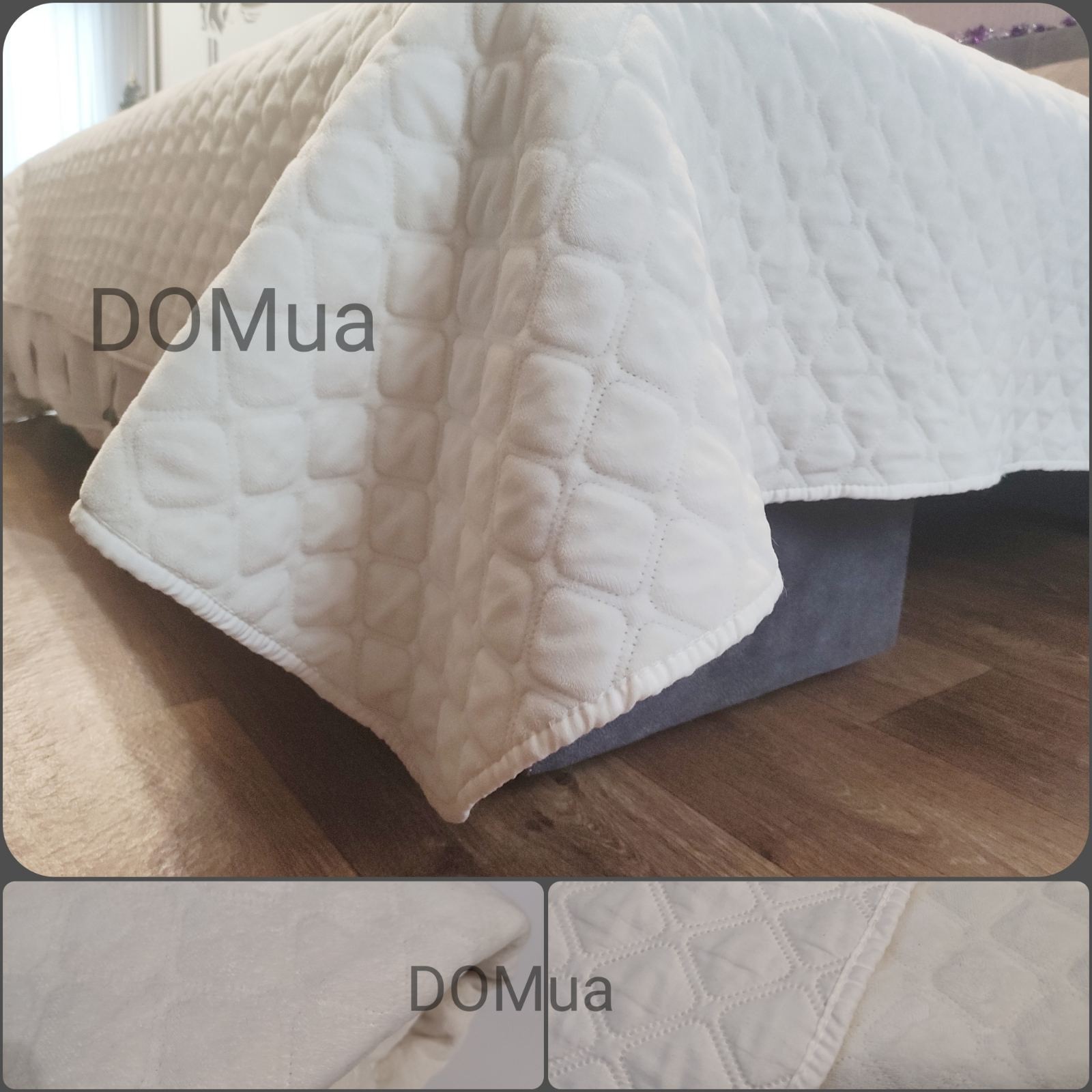 

Покрывало молочное ТЕП 240*260 см велюровое Mesa Rose