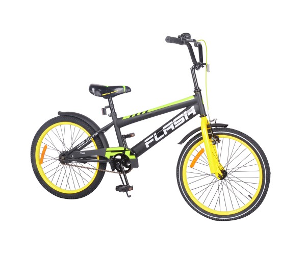 

Двухколесный велосипед Tilly FLASH 20", Черно-желтый