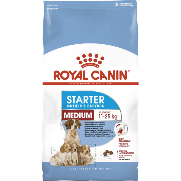 

Корм для щенков от 2 мес, беременных и кормящих сук Royal Canin Medium starter 1 кг 2993010