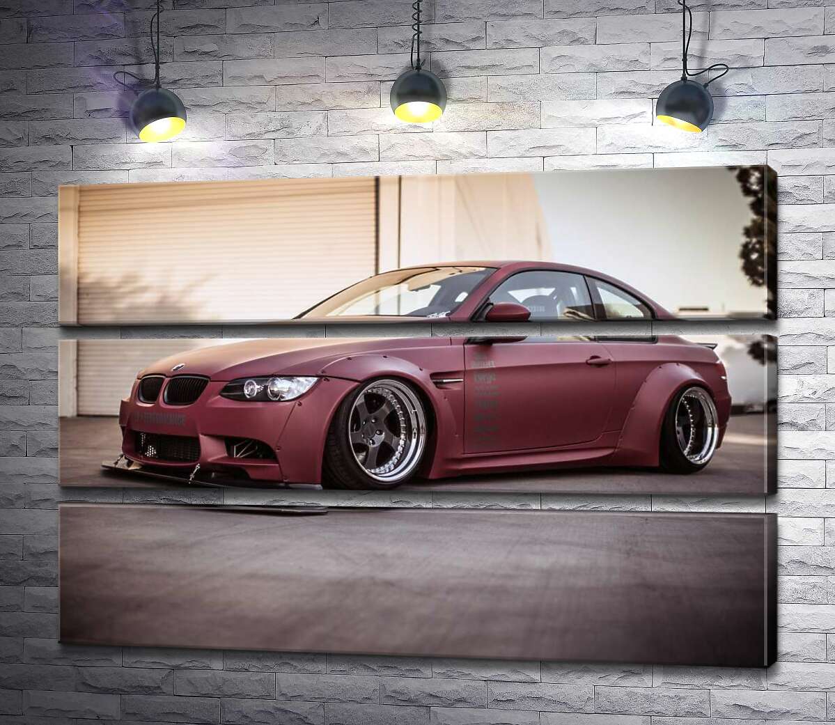 

Модульная картина ArtPoster Багровый автомобиль BMW M5 F10 130x87 см Модуль №13