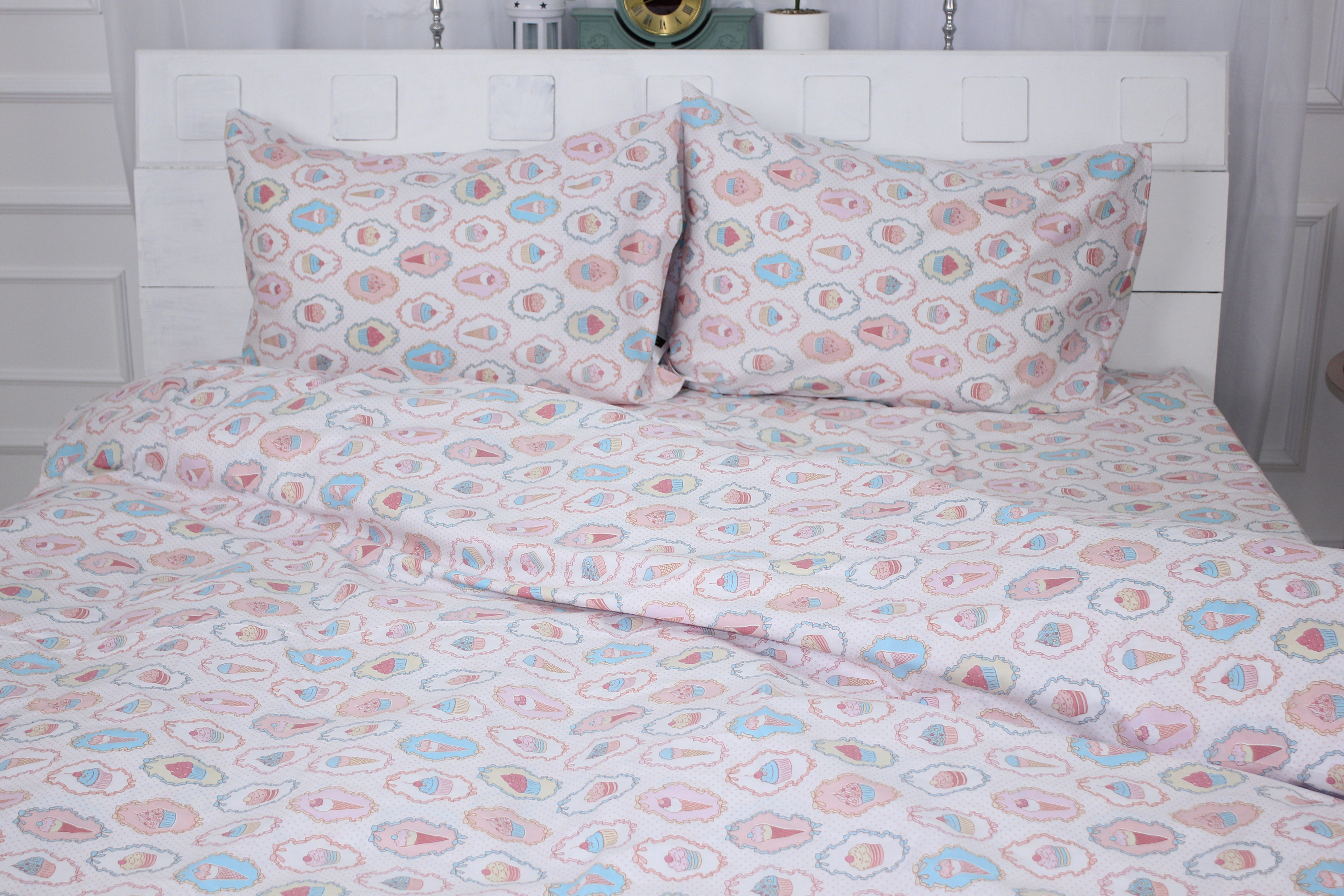 

Простынь MirSon Ranforce Elite 17-0400 Nyami 180x220 см