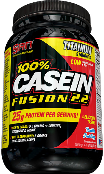 

Казеин SAN 100% Casein Fusion 2.2 со вкусом ванильного пудинга 991 г (672898530602)