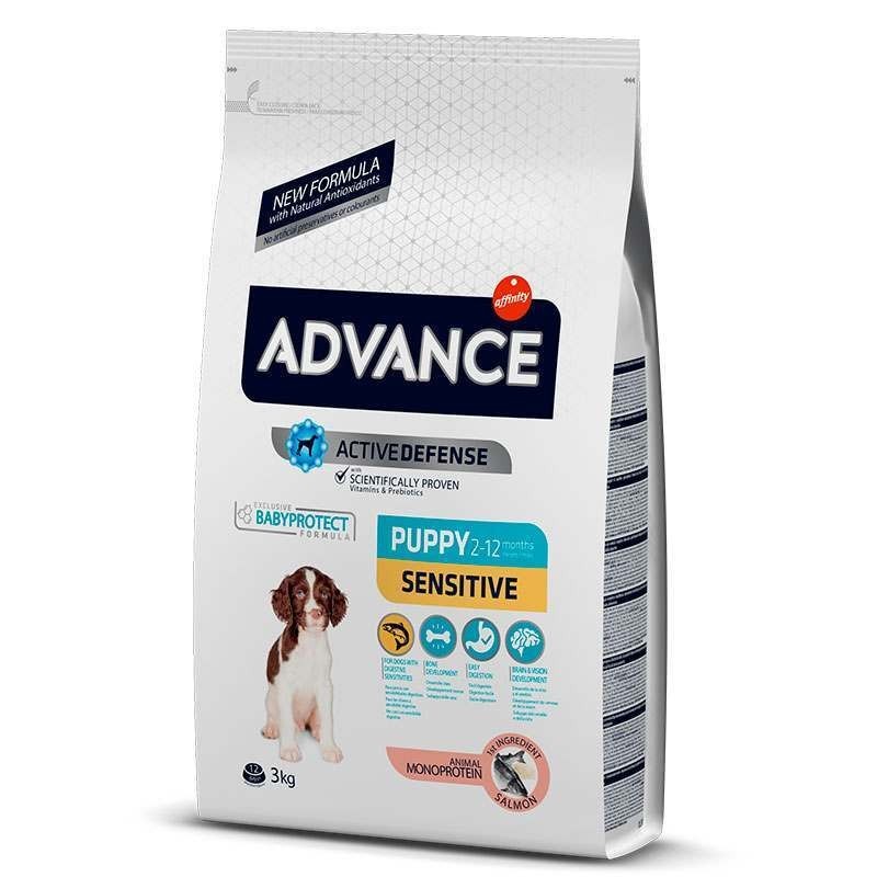 

Advance (Эдванс) Puppy Sensitive - Корм для щенков, склонных к пищевой аллергии, и для кормящих собак 3 кг