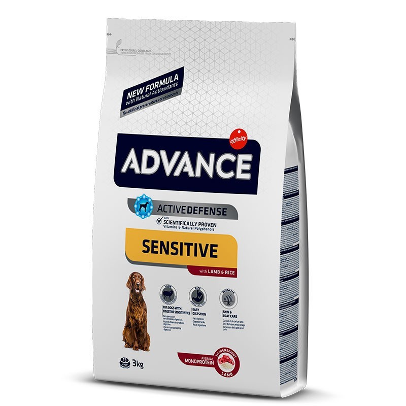 

Cухой корм на основе ягненка и риса для взрослых собак всех пород Advance Dog Adult Lamb & Rice 3 кг