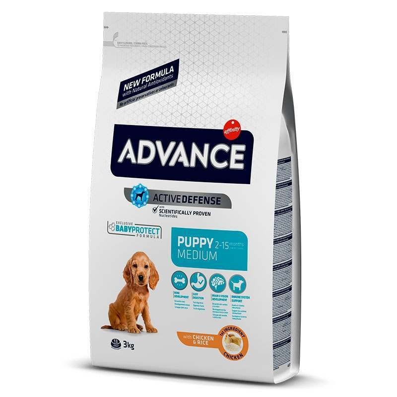 

Сухой корм для щенков средних пород Advance Medium Puppy 3 кг