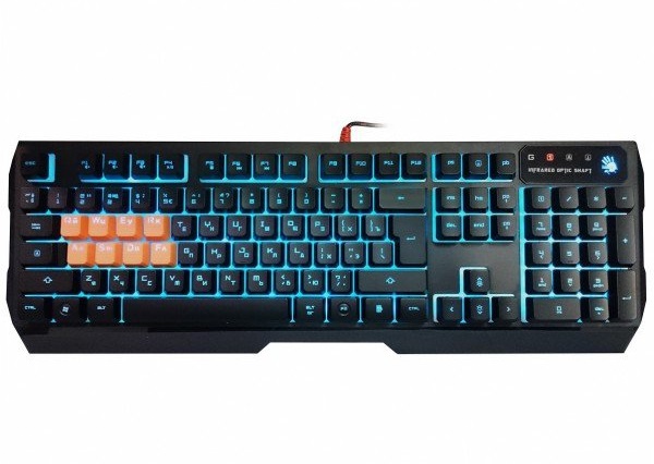 

Клавиатура A4tech Bloody B188 USB Black Игровая, мультимедийная