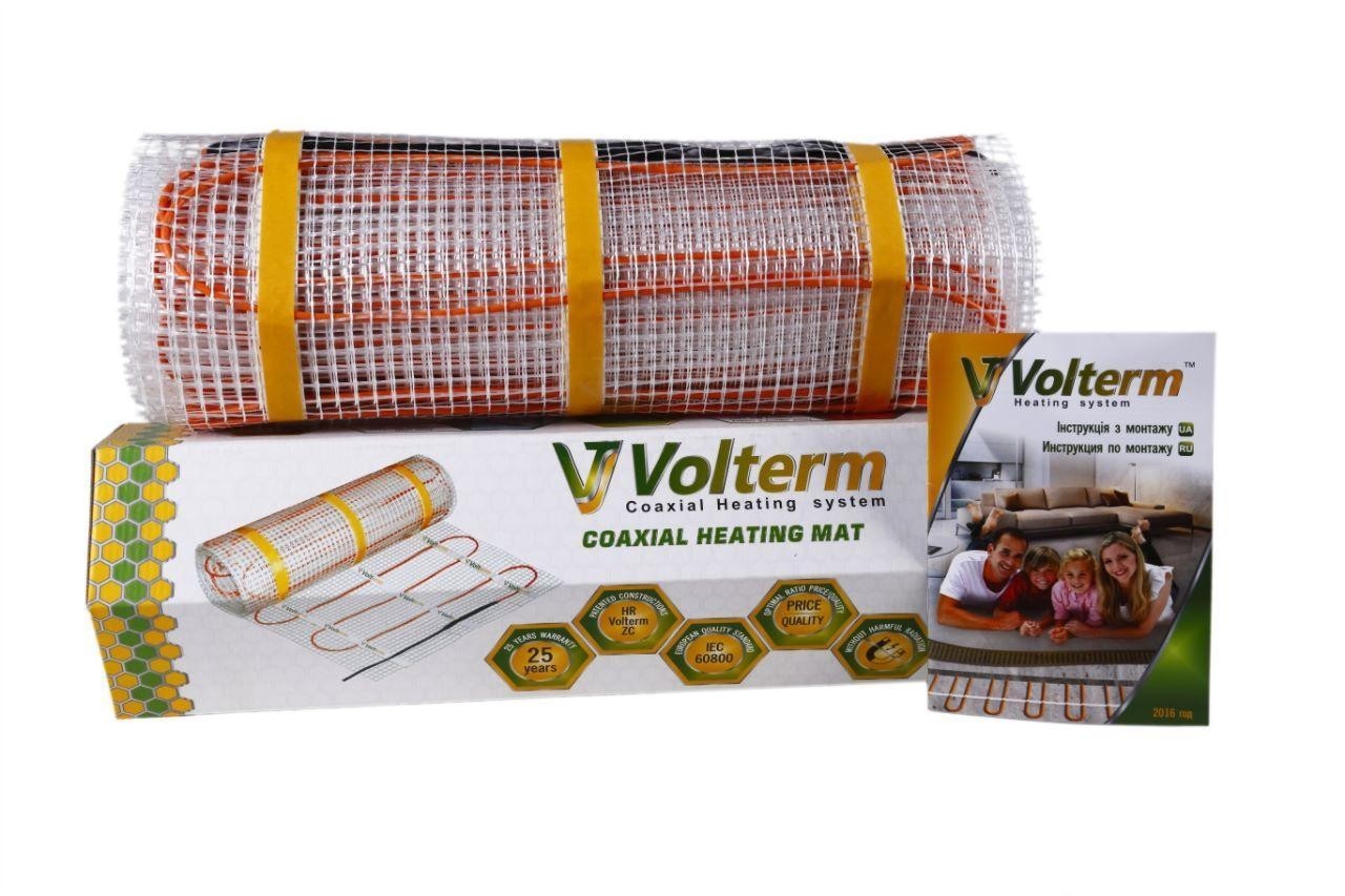 

Мат нагревательный Volterm в стяжку 0.75 m2 d4 mm 140W 12W/м Hot Mat