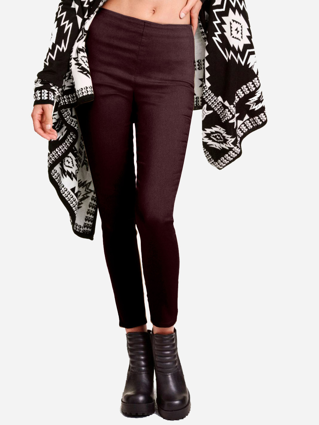 

Леггинсы H&M 2327674  Бордовые, Леггинсы H&M 2327674 34 Бордовые