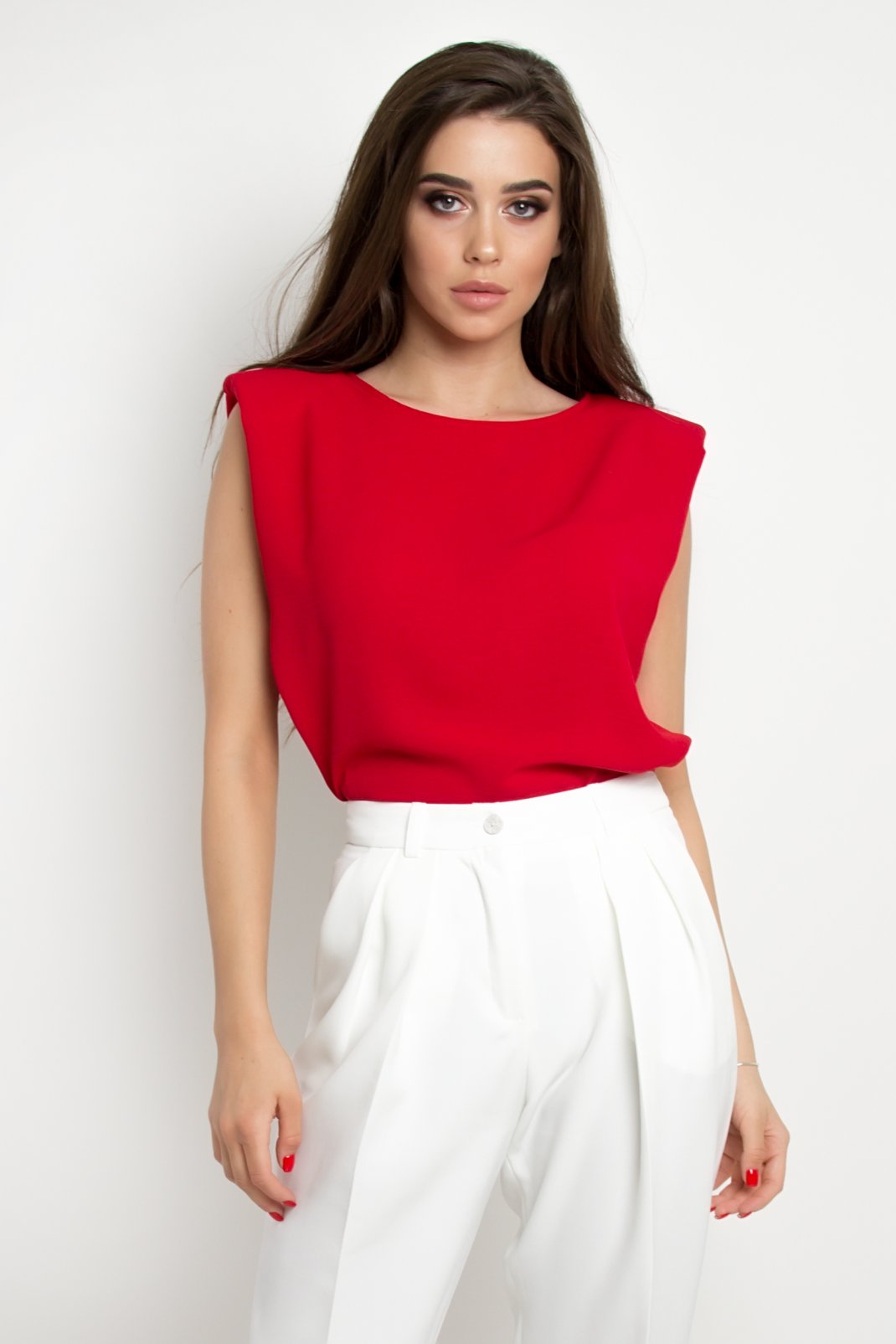 

Футболка с подплечниками Tales Ibiza креп S бежевый (TALES-bl5202.1)