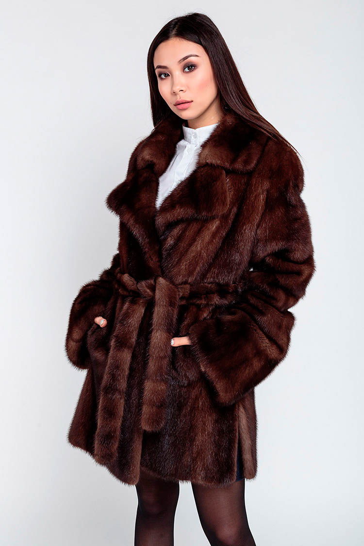 

Шуба Mf 415/85 - Коричневая 94310116, Шуба Mf 415/85 42-44 Коричневая 94310116