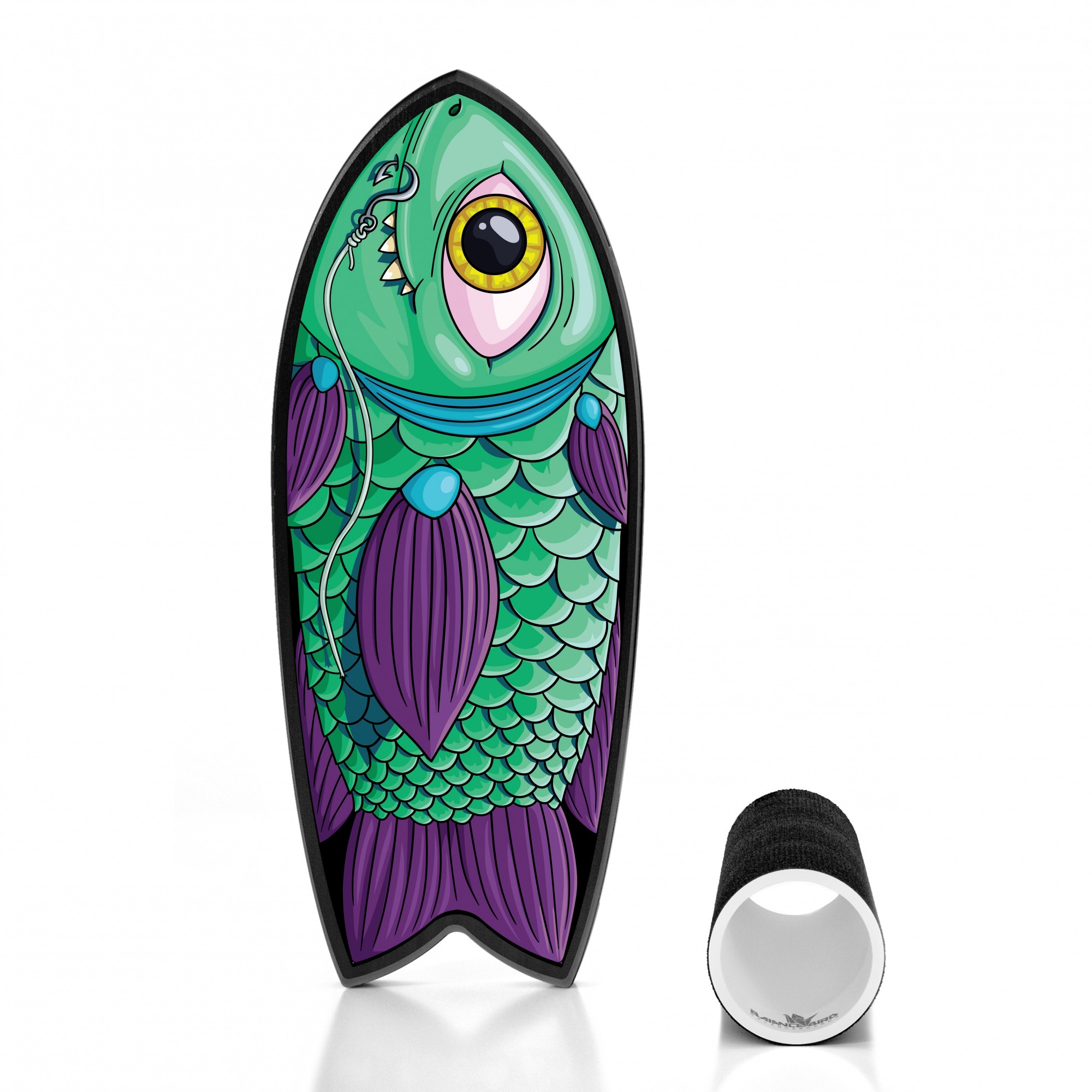 

Балансборд Balancebird Nasty Hero Fish фиолетовый+бирюзовый 30х74см