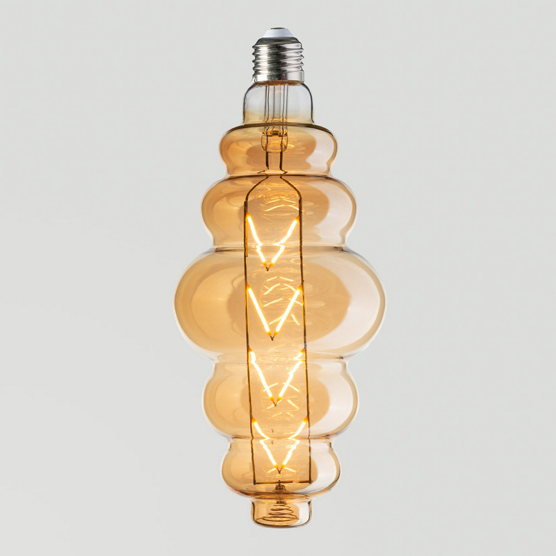 

Лампа Эдисона светодиодная Horoz Electric ORIGAMI AMBER 8W E27 FILAMENT 001-053-0008-A