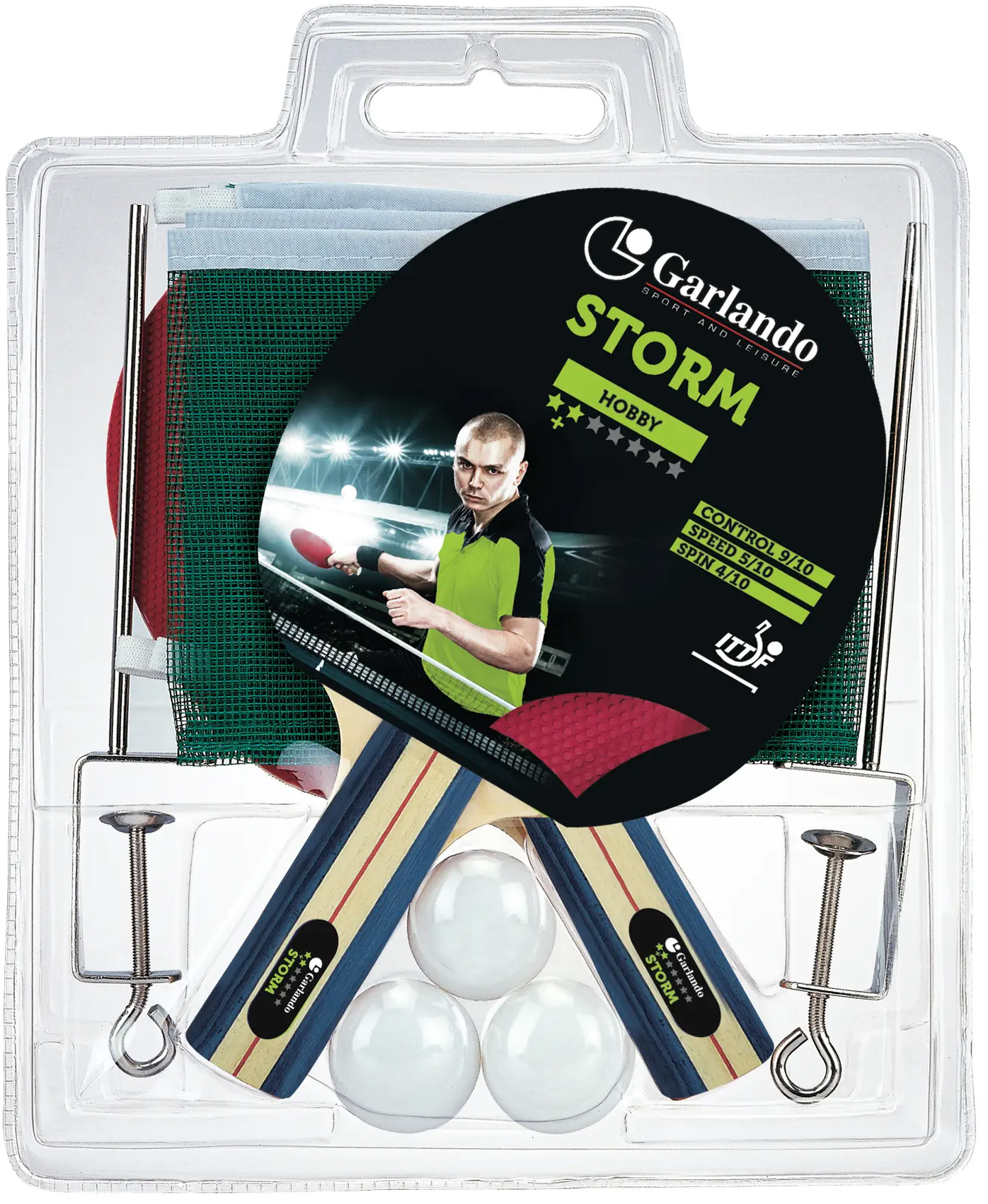 

Набор для настольного тенниса Garlando Storm Plus (2C4-55) (929525)