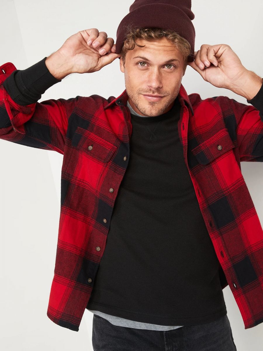 

Мужская рубашка из фланели в клетку Old Navy 1159760298 (Красный/Черный, Мужская рубашка из фланели в клетку Old Navy 1159760298 (Красный/Черный, XL)