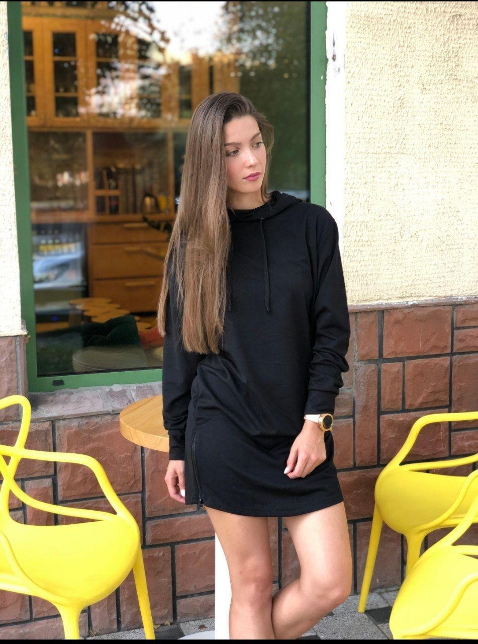 

Худи-платье DNK MAFIA Elven  Black EL02, Худи-платье DNK MAFIA Elven M Black EL02
