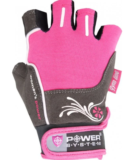 

Перчатки для фитнеса и тяжелой атлетики Power System Woman’s Power PS-2570 Pink XS