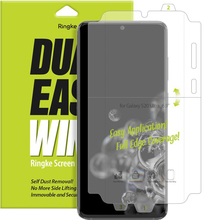 

Защитные пленки Ringke для Samsung Galaxy S20 Ultra 2 шт