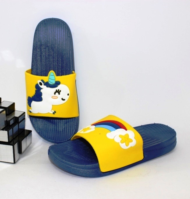 

Шлёпанцы Shoes 213-blue-yellow 34 20.5см желтый