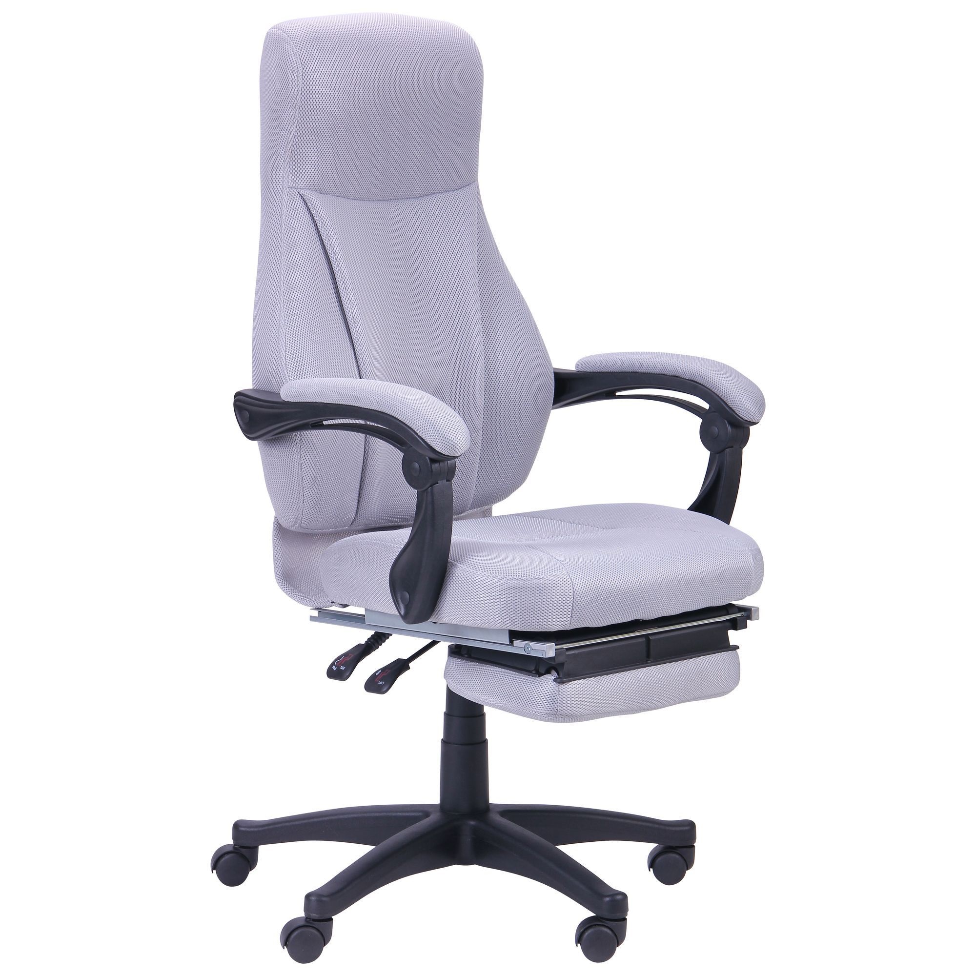 

Кресло офисное Smart 1160+100*650*690 Пластик/Текстиль, цвет черный/серый AMF