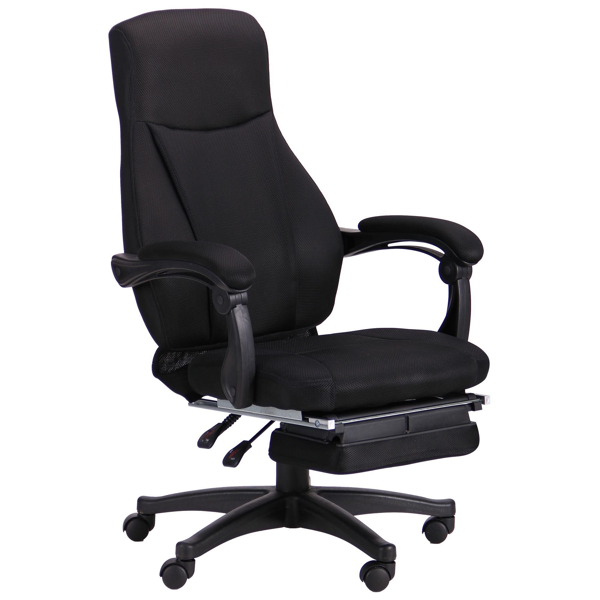 

Кресло руководителя Smart 1160+160*650*690 Пластик/Текстиль, цвет черный AMF