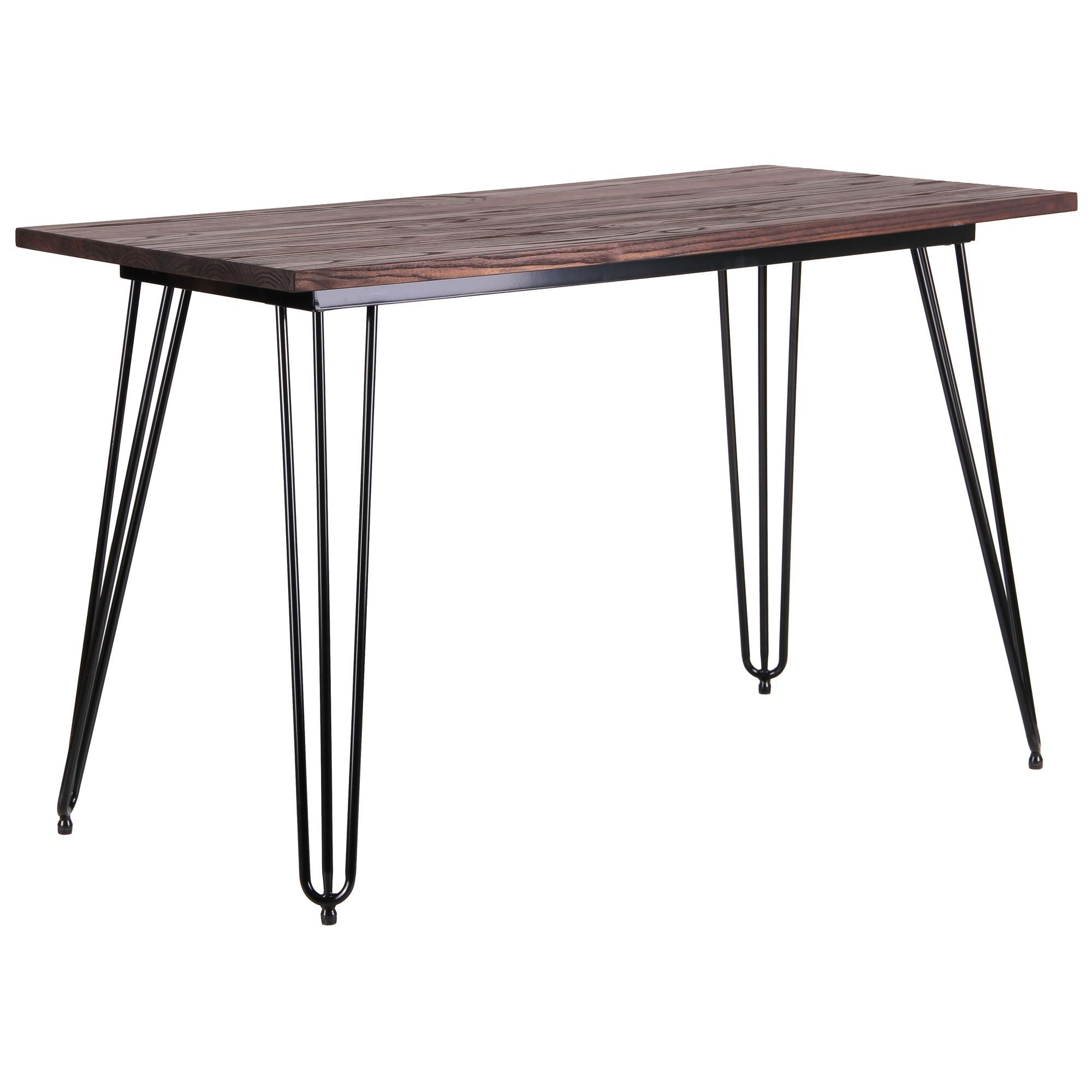 

Стол Smith 750*1200*600 Сталь/Дерево, цвет черный/орех AMF