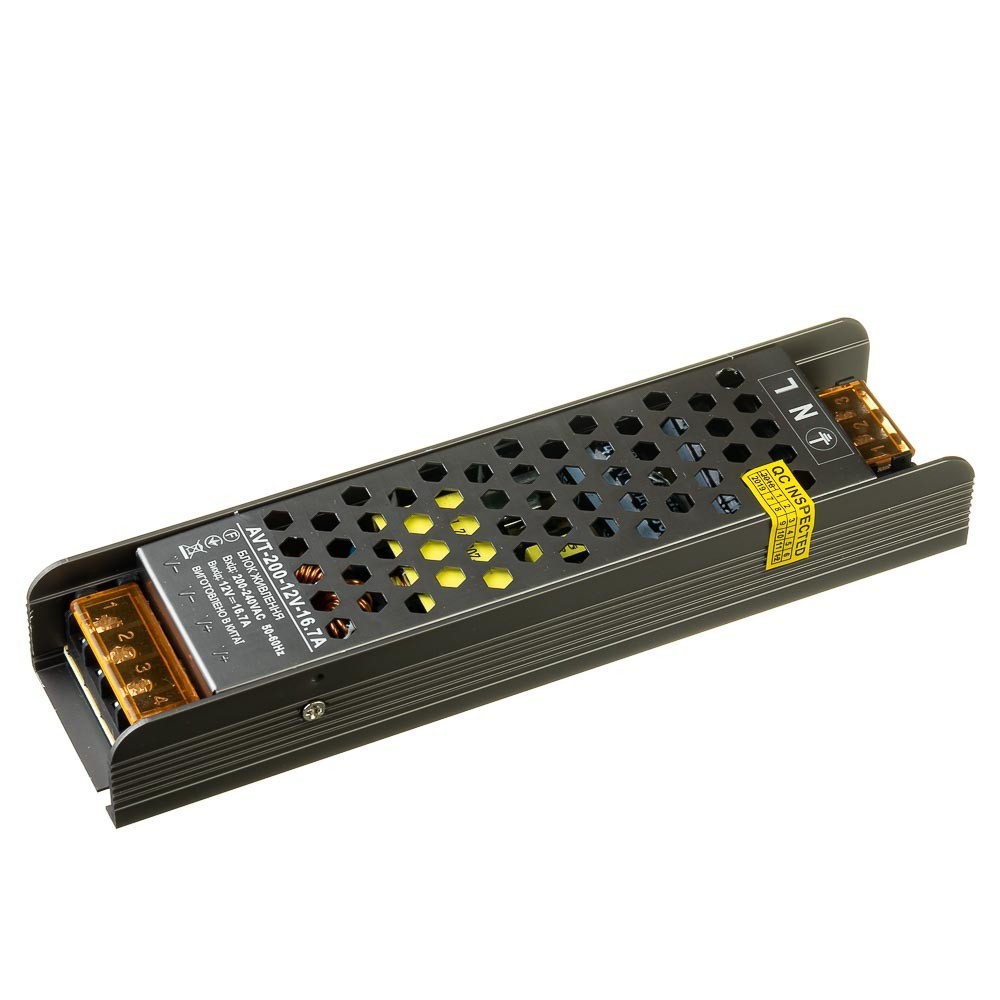 

Негерметичный блок питания AVATON 12V - 16.7А - 200W IP20 (1019868)