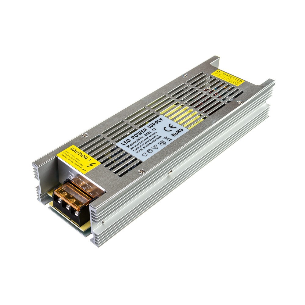 

Негерметичный блок питания MOTOKO Premium LONG 12V-20А -240W IP20 (1013381)