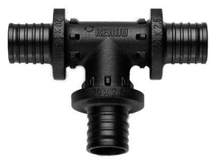 

Тройник равнопроходной Rehau Rautitan PX, 40-40-40 мм, PPSU, черный (160035001)
