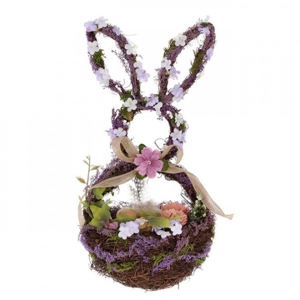 

Декорация Flora Пасхальная Зайка-корзинка 42037, 47 см. (MR44868)