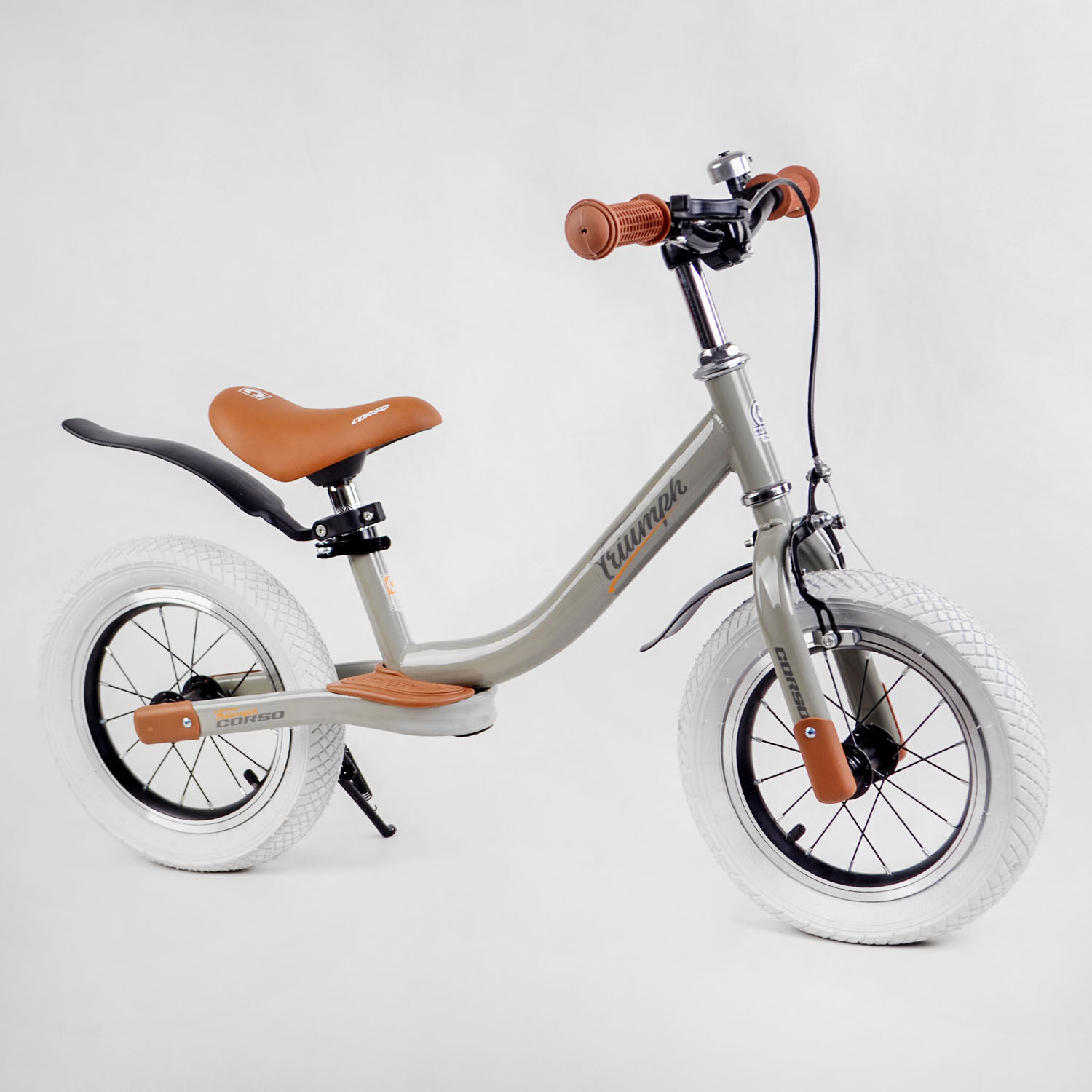 

Беговел Corso Triumph 12" Grey-White (74100)