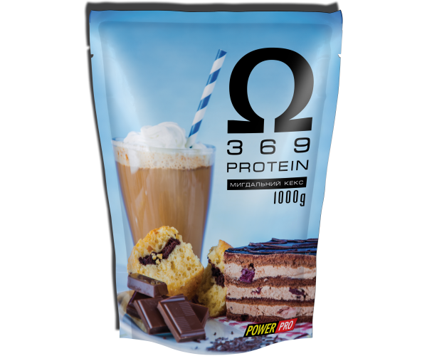 

Протеин Power Pro Omega 3-6-9 Protein 1 кг Миндальный кекс (544401)