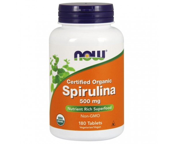 

Витамины Now Foods Spirulina 500 mg 180 таблеток(103032)